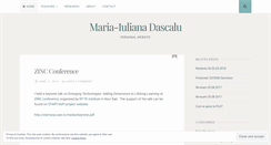 Desktop Screenshot of mariaiulianadascalu.com